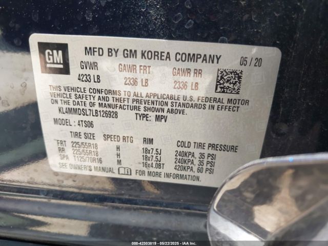 2020 BUICK ENCORE GX KL4MMDSL7LB126928 Photo 8