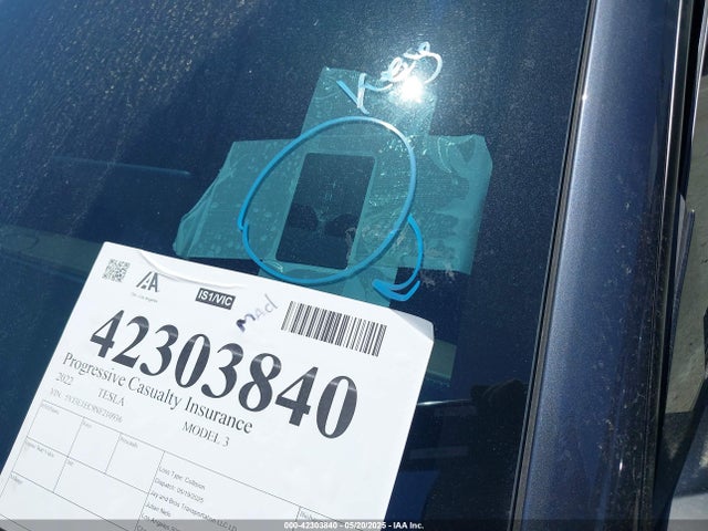 2022 TESLA MODEL 3 5YJ3E1EC9NF210936 Photo 10
