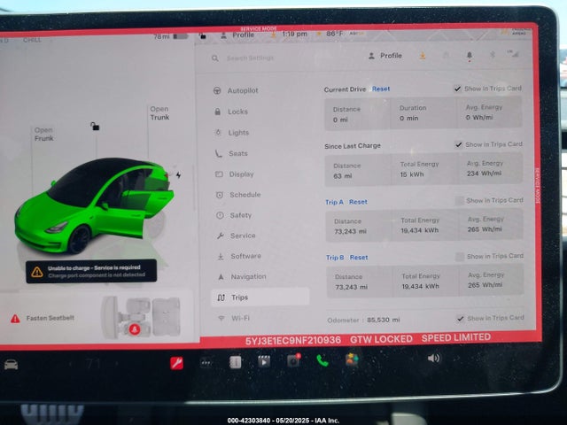 2022 TESLA MODEL 3 5YJ3E1EC9NF210936 Photo 6
