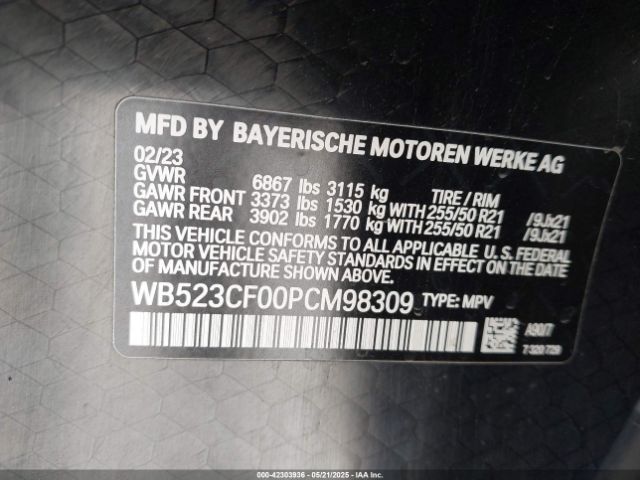 WB523CF00PCM98309 BMW Ix