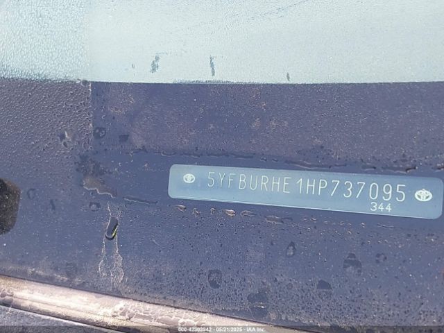 2017 TOYOTA COROLLA 5YFBURHE1HP737095 Photo 8