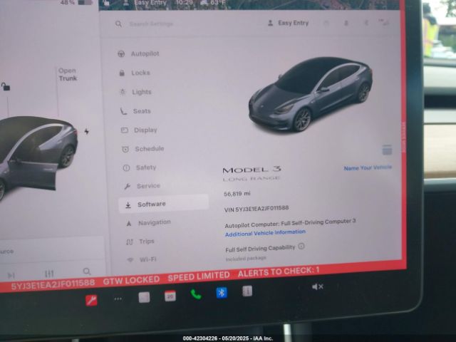 5YJ3E1EA2JF011588 Tesla Model 3 Long Range/mid Range