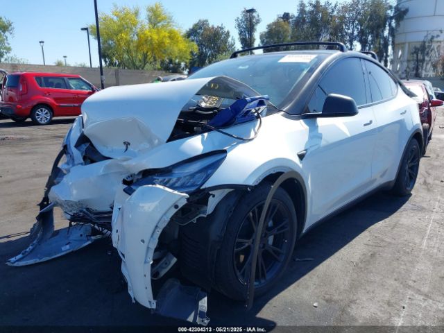 2021 TESLA MODEL Y 5YJYGAEE5MF189275 Photo 1