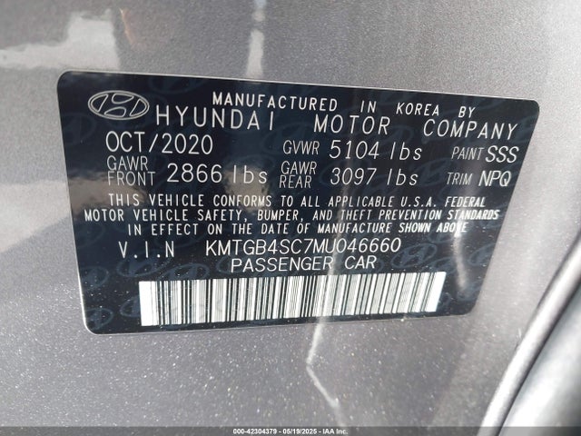 KMTGB4SC7MU046660 Genesis t-gdi theta iii