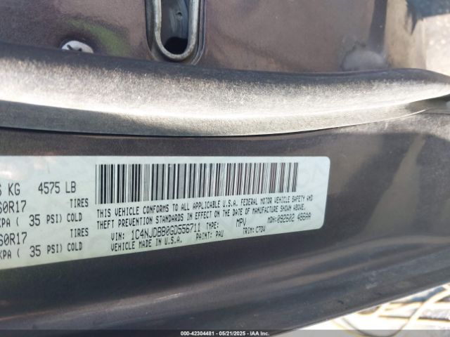 1C4NJDBB0GD556711 Jeep Compass Sport