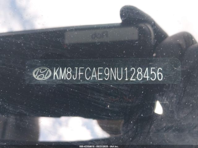 KM8JFCAE9NU128456 Hyundai Tucson N Line