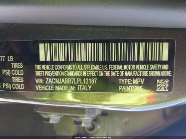 ZACNJABB7LPL12187 Jeep Renegade