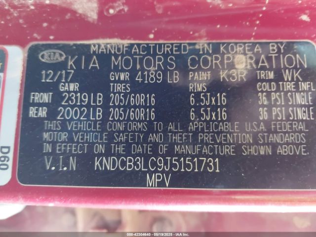 2018 KIA NIRO KNDCB3LC9J5151731 Photo 8