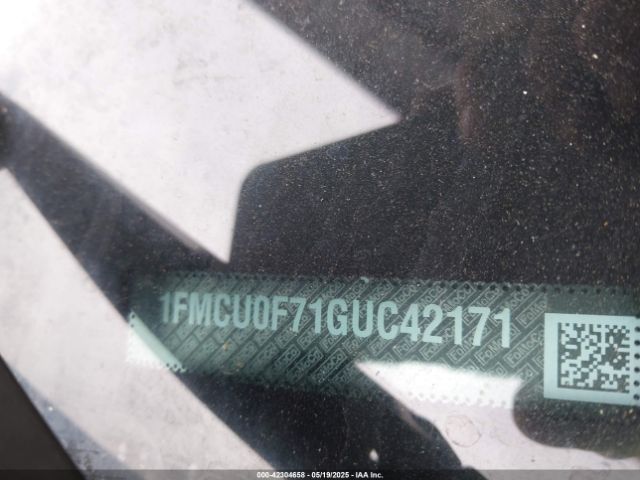 1FMCU0F71GUC42171 Ford ESCAPE S