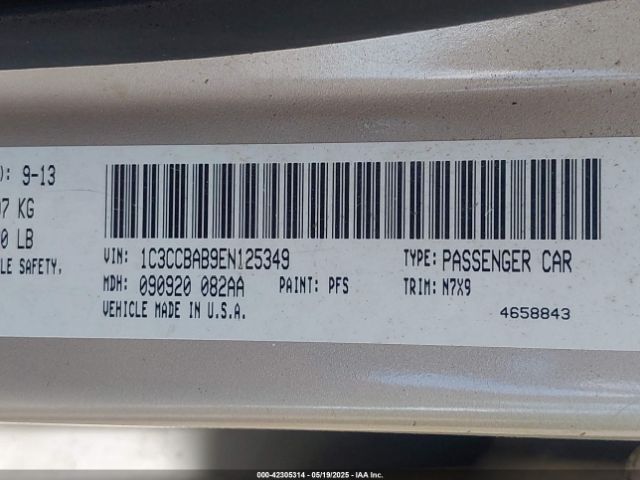 2014 CHRYSLER 200 1C3CCBAB9EN125349 Photo 8