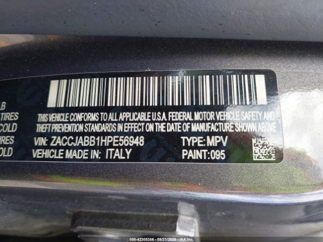 2017 JEEP RENEGADE ZACCJABB1HPE56948 Photo 8