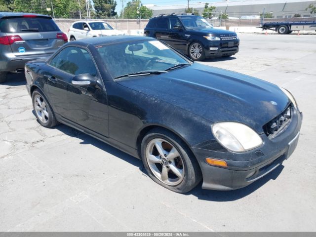 2003 MERCEDES-BENZ SLK 320 WDBKK65F83F272587