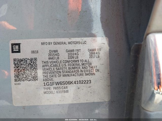 2019 CHEVROLET BOLT EV 1G1FW6S06K4102223 Photo 8