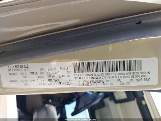 2018 JEEP WRANGLER JK 1C4AJWBGXJL811092 Photo 8