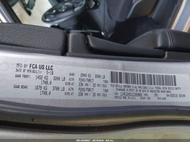 2018 JEEP GRAND CHEROKEE 1C4RJEAG3JC399869 Photo 8