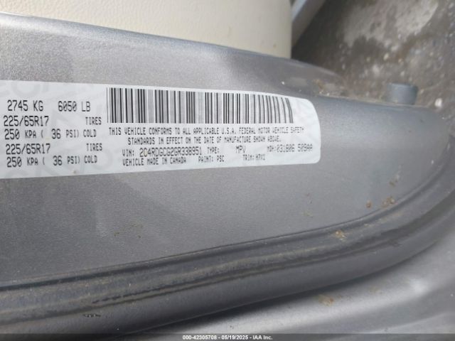 2C4RDGCG2GR338951 Dodge Grand Caravan Sxt