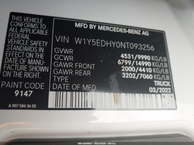 W1Y5EDHY0NT093256 Mercedes-Benz om642