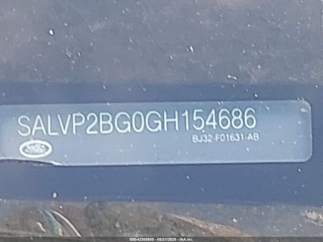 SALVP2BG0GH154686 Land Rover Range Rover Evoque Se/se Premium