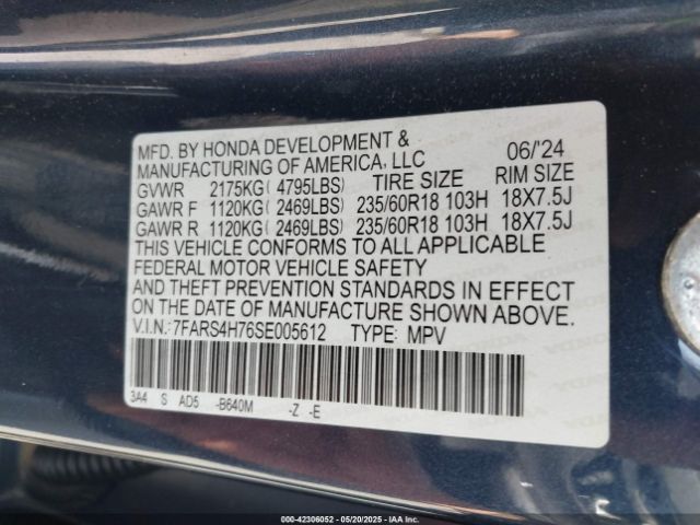 2025 HONDA CR-V 7FARS4H76SE005612 Photo 8