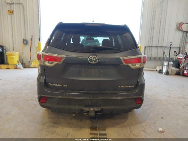 5TDDKRFH7FS106349 Toyota Highlander Limited Platinum V6/limited V6