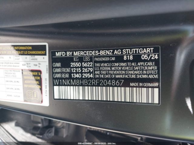 2024 MERCEDES-BENZ AMG GLC 43 W1NKM8HB2RF204867 Photo 8
