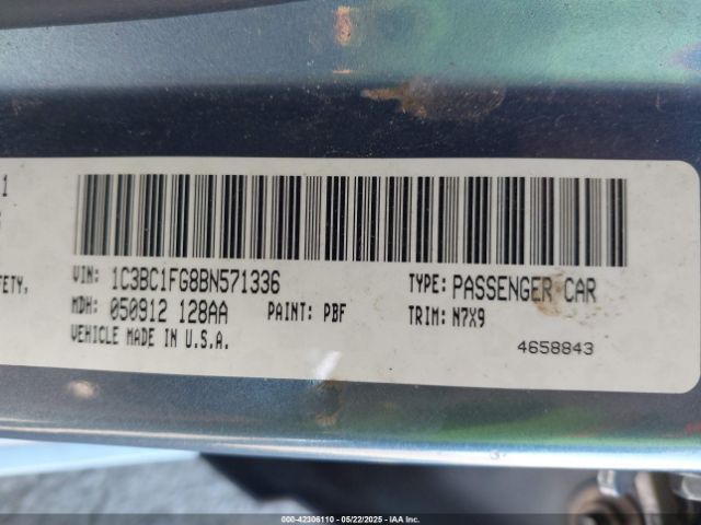 2011 CHRYSLER 200 1C3BC1FG8BN571336 Photo 8