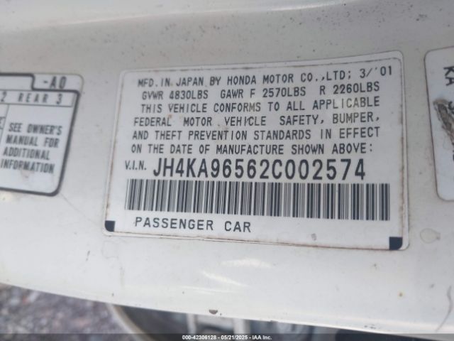 2002 ACURA RL JH4KA96562C002574 Photo 8