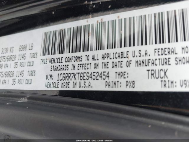 2014 RAM 1500 1C6RR7KT6ES452454 Photo 8