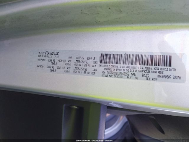 3C6TRVDG7JE148959 RAM Promaster 2500 High Roof 159 Wb