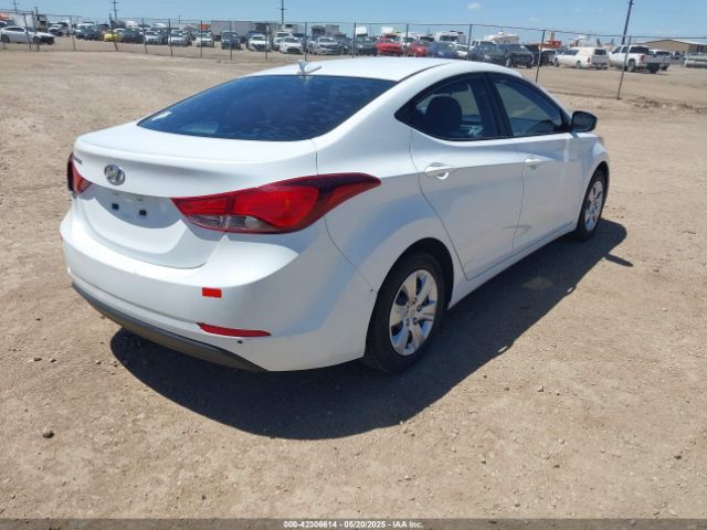 5NPDH4AE2GH780060 Hyundai ELANTRA SE