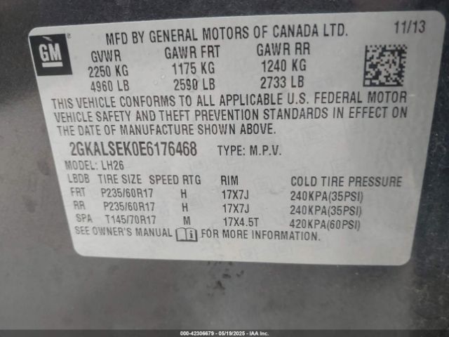 2GKALSEK0E6176468 GMC Terrain Slt-1
