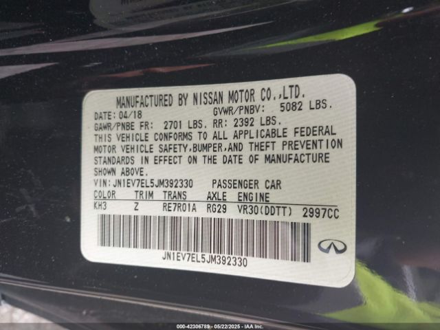 2018 INFINITI Q60 JN1EV7EL5JM392330 Photo 8