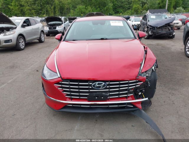 KMHL24JJ9MA026744 Hyundai Sonata Blue