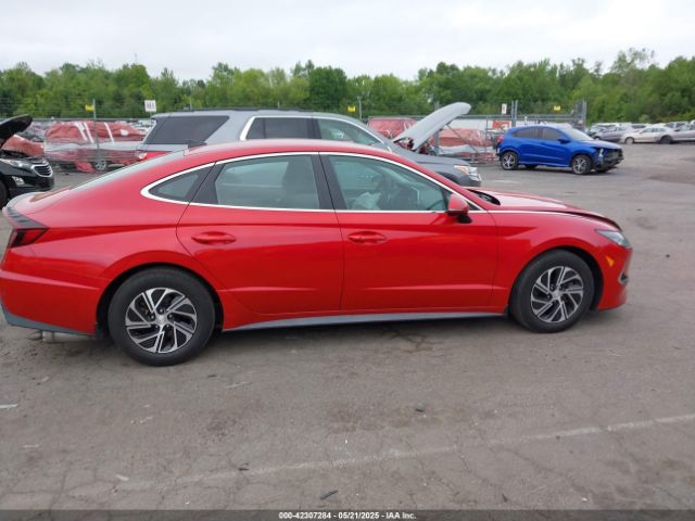 KMHL24JJ9MA026744 Hyundai Sonata Blue