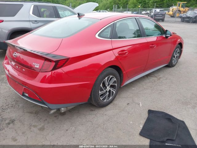 KMHL24JJ9MA026744 Hyundai Sonata Blue