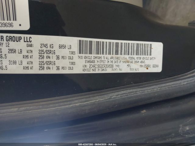 2012 CHRYSLER TOWN & COUNTRY 2C4RC1BG3CR350599 Photo 8