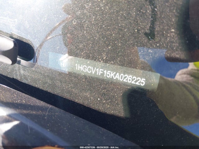 1HGCV1F15KA026225 Honda l15be