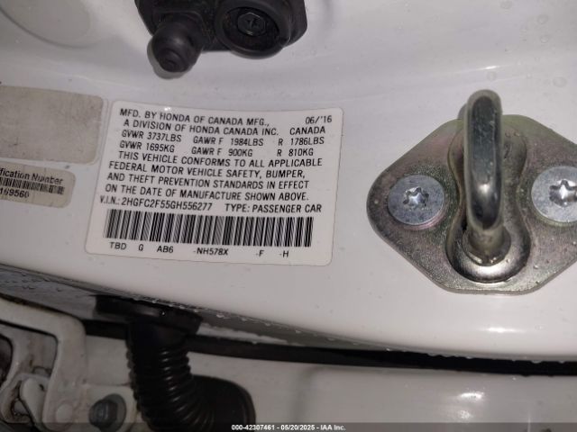 2HGFC2F55GH556277 Honda Civic Lx