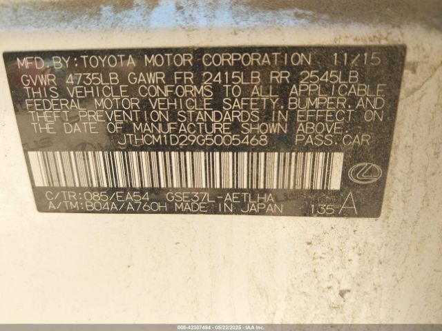 JTHCM1D29G5005468 Lexus IS 300