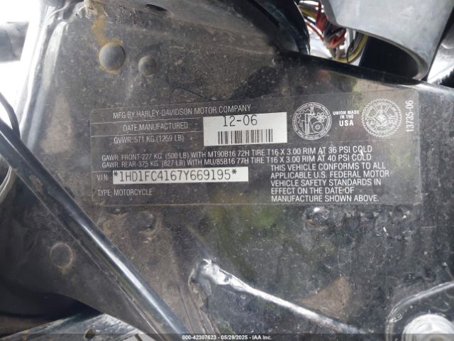 2007 HARLEY-DAVIDSON FLHTCUI 1HD1FC4167Y669195 Photo 9