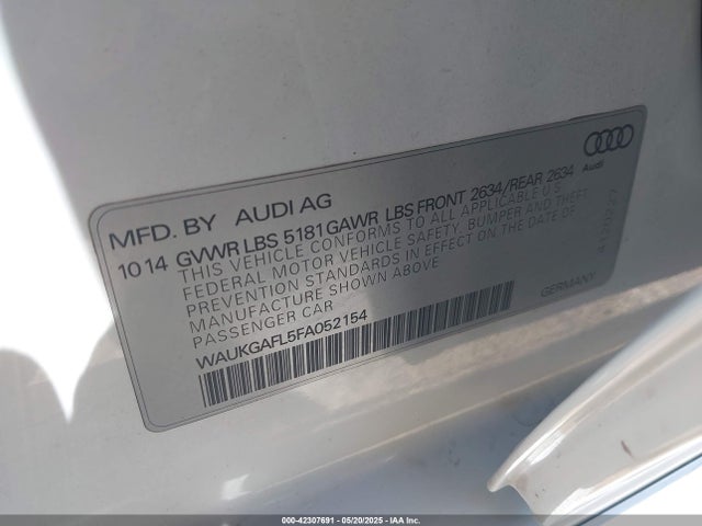 2015 AUDI S4 WAUKGAFL5FA052154 Photo 8