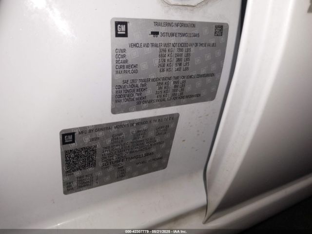 3GTU9FET5MG113845 GMC lm2