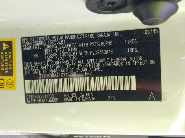 Lexus RX 350 2015 2T2BK1BA2FC315200 Image 23