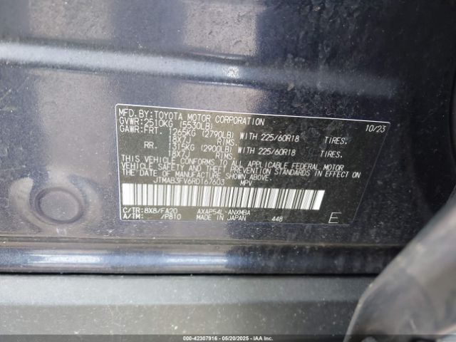 JTMAB3FV6RD167603 Toyota Rav4 Prime Se
