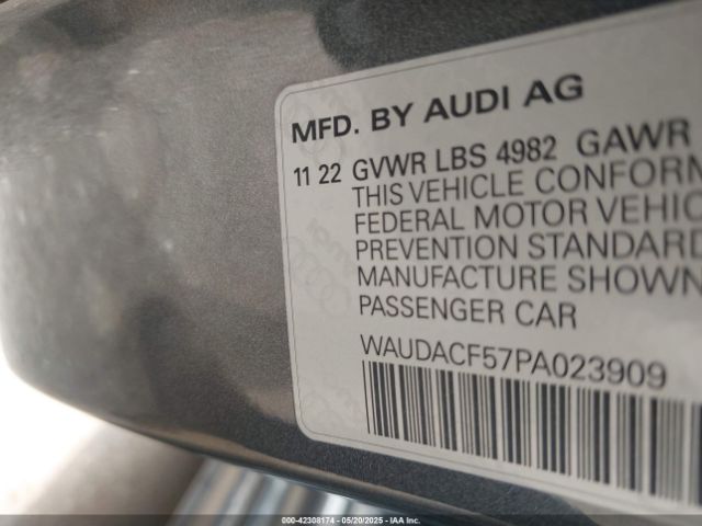 2023 AUDI A5 SPORTBACK WAUDACF57PA023909 Photo 8