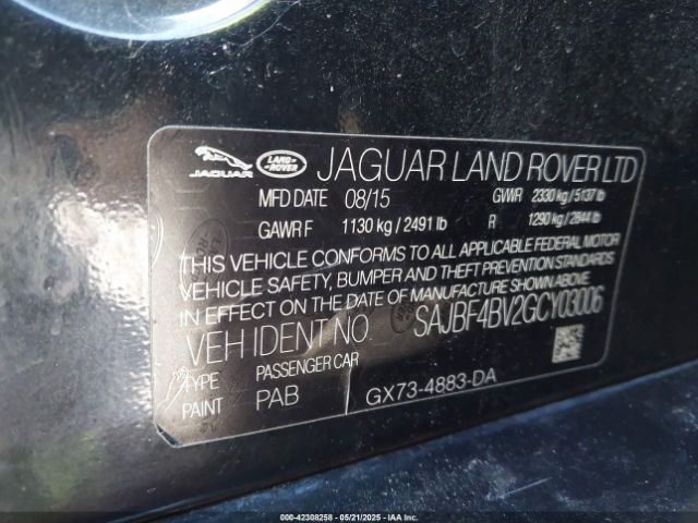 2016 JAGUAR XF SAJBF4BV2GCY03006 Photo 8