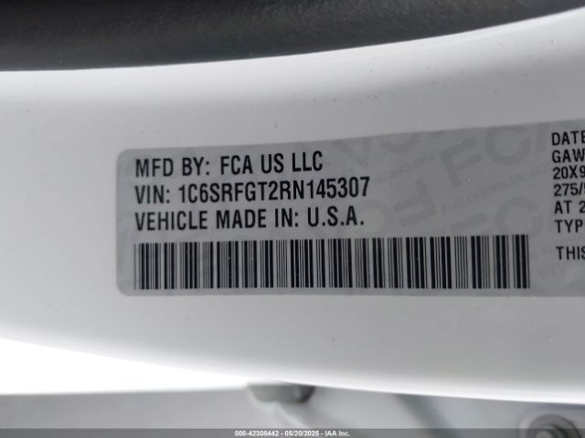 2024 RAM 1500 1C6SRFGT2RN145307 Photo 8