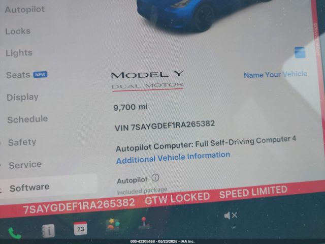 2024 TESLA MODEL Y 7SAYGDEF1RA265382 Photo 6