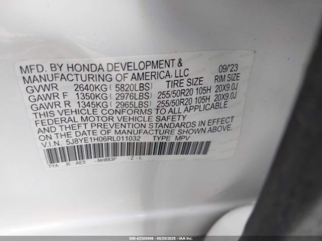 2024 ACURA MDX 5J8YE1H06RL011032 Photo 8