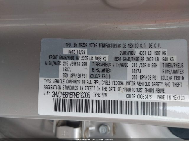 2024 MAZDA CX-30 3MVDMBBM6RM618305 Photo 8